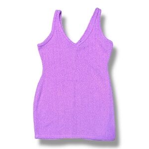 EUC Wild Fable Lavender Terry Cloth Beach Cover Up- Large